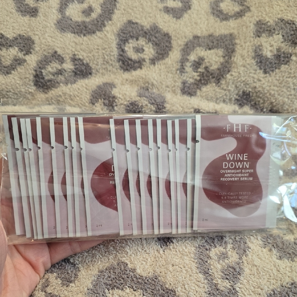 FarmHouse Fresh Skincare- 24 Wine Down Serum Samples